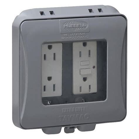 1-gang electrical box cover|outdoor 2 gang outlet cover.